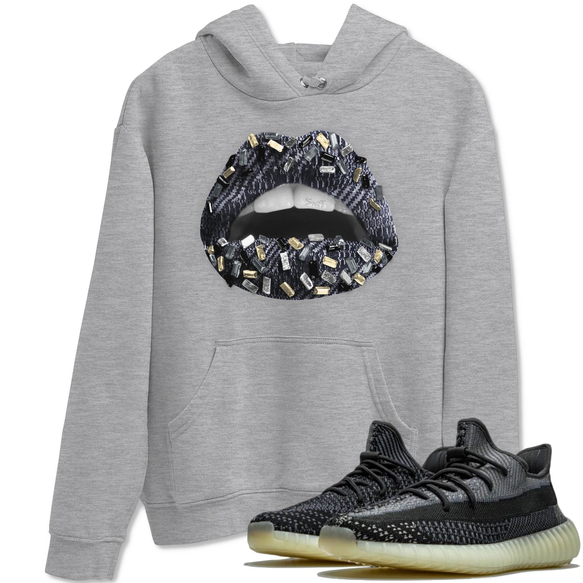 Yeezy 350 Carbon Asriel Sneaker Match Tees Lips Jewel Sneaker Tees Yeezy 350 Carbon Asriel Sneaker Release Tees Unisex Shirts