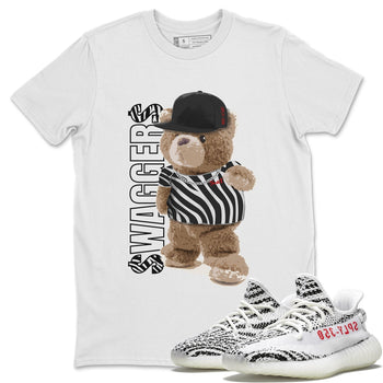 Yeezy 350 Zebra Sneaker Match Tees Bear Swaggers Sneaker Tees Yeezy 350 Zebra Sneaker Release Tees Unisex Shirts