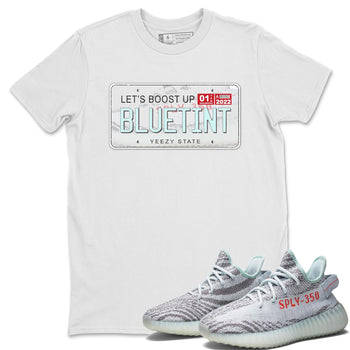Yeezy 350 Blue Tint Sneaker Match Tees Yeezy Plate Sneaker Tees Yeezy 350 Blue Tint Sneaker Release Tees Unisex Shirts