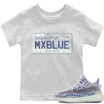 Yeezy 350 MX Blue Sneaker Match Tees Yeezy Plate Sneaker Tees Yeezy 350 MX Blue Sneaker Release Tees Kids Shirts