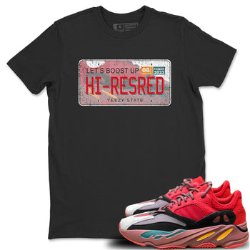 Yeezy 700 Hi-Res Red Sneaker Match Tees Yeezy Plate Sneaker Tees Yeezy 700 Hi-Res Red Sneaker Release Tees Unisex Shirts