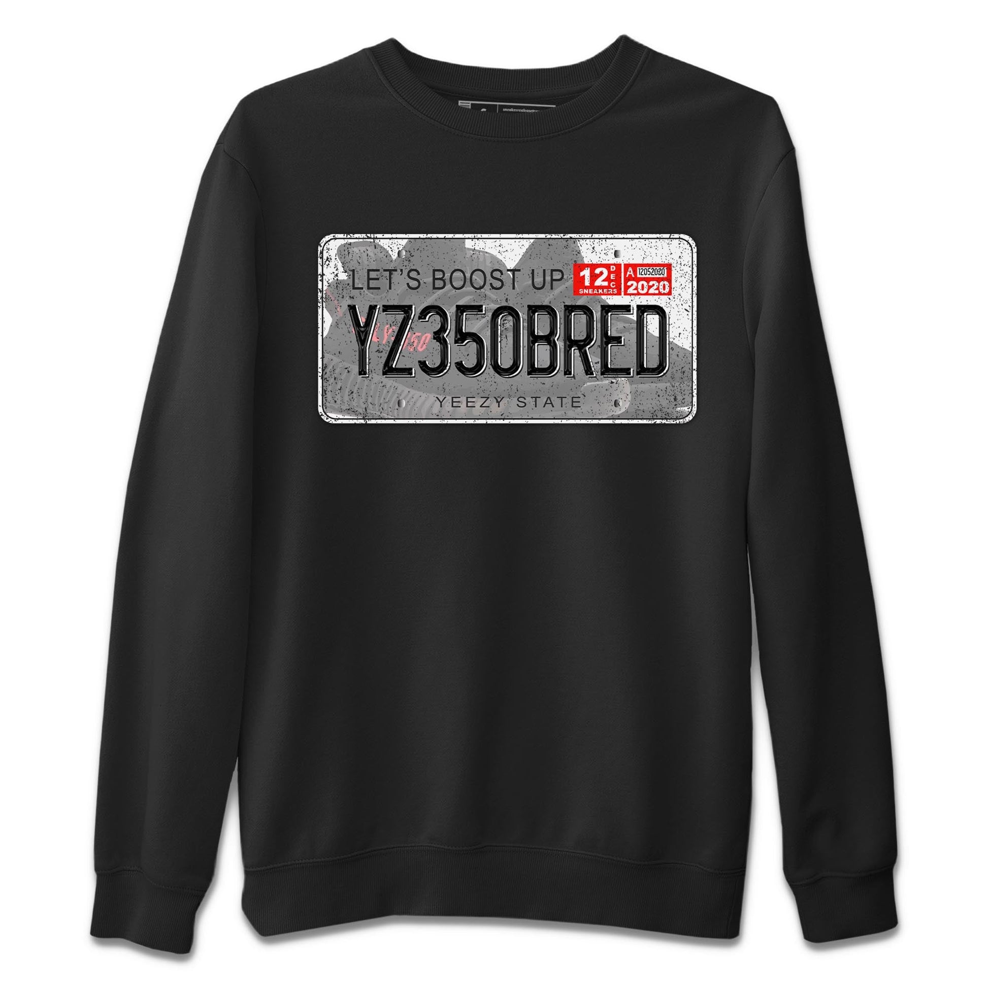 Yeezy 350 Bred shirt to match jordans Yeezy Plate sneaker tees Yeezy Boost 350 V2 Bred SNRT Sneaker Release Tees Unisex Black 2 T-Shirt