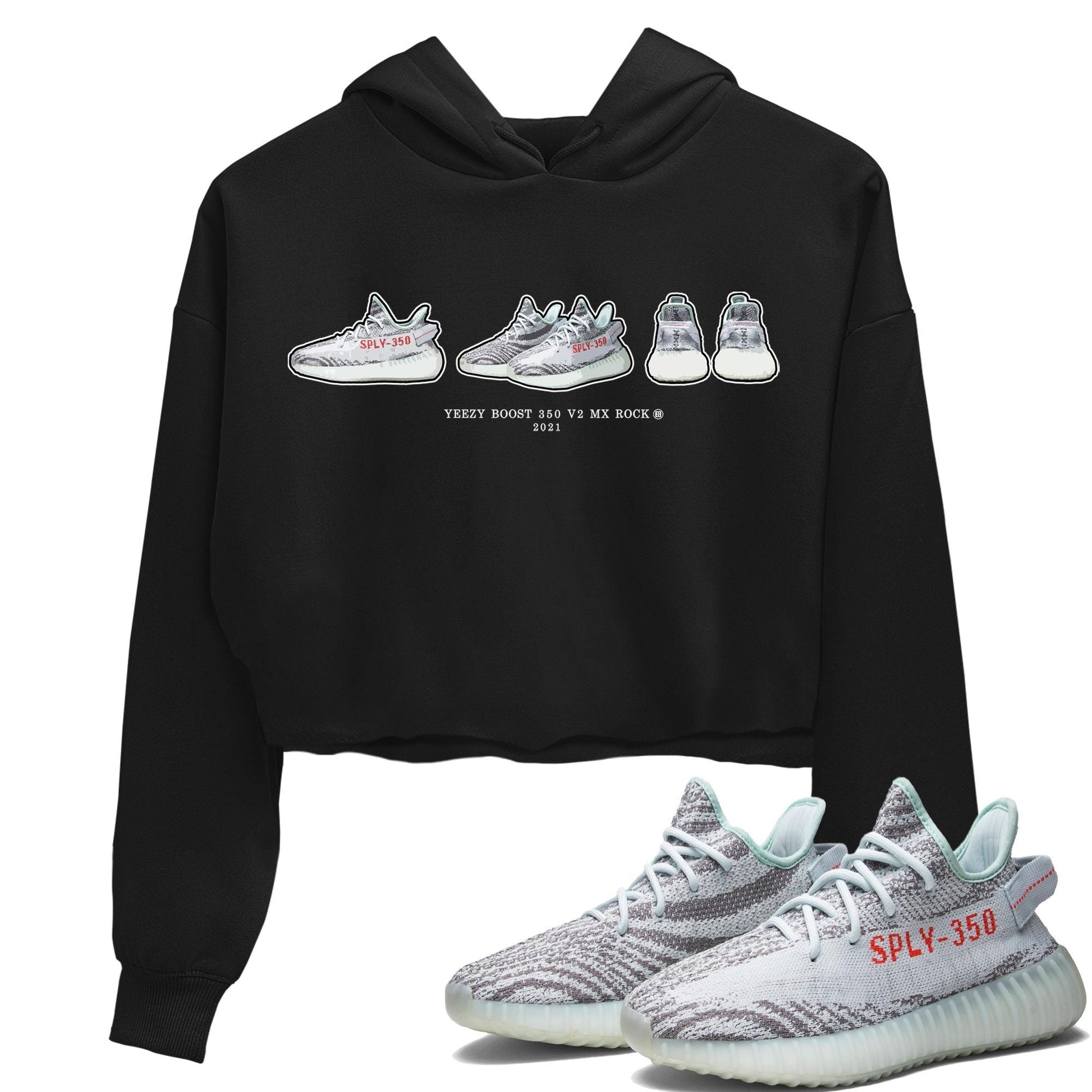 Yeezy 350 Blue Tint Sneaker Match Tees Yeezy Prelude Sneaker Tees Yeezy 350 Blue Tint Sneaker Release Tees Women's Shirts