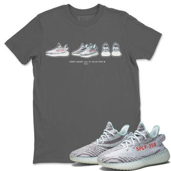 Yeezy 350 Blue Tint Sneaker Match Tees Yeezy Prelude Sneaker Tees Yeezy 350 Blue Tint Sneaker Release Tees Unisex Shirts
