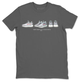 Yeezy 350 Blue Tint Sneaker Match Tees Yeezy Prelude Sneaker Tees Yeezy 350 Blue Tint Sneaker Release Tees Unisex Shirts