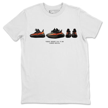 Yeezy 350 Carbon Beluga Sneaker Match Tees Yeezy Prelude Sneaker Tees Yeezy 350 Carbon Beluga Sneaker Release Tees Unisex Shirts