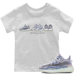 Yeezy 350 MX Blue Sneaker Match Tees Yeezy Prelude Sneaker Tees Yeezy 350 MX Blue Sneaker Release Tees Kids Shirts