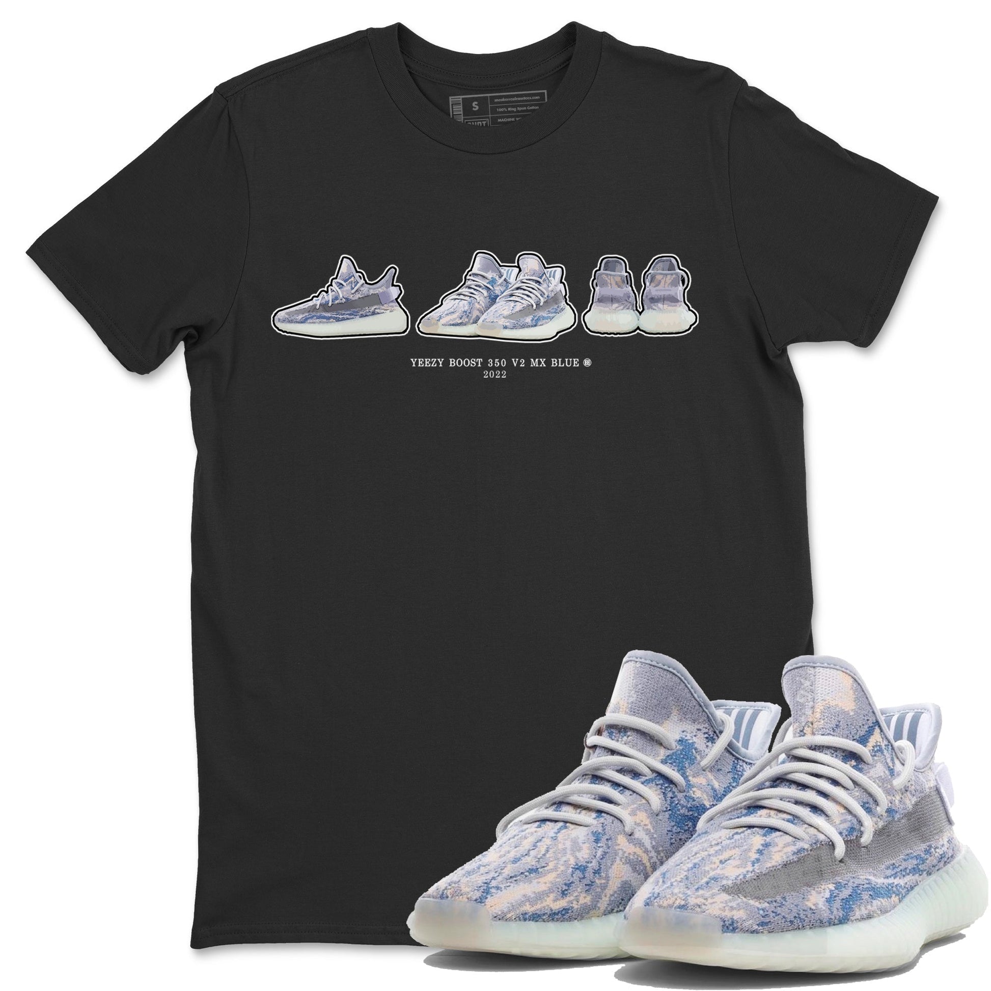 Yeezy 350 MX Blue Sneaker Match Tees Yeezy Prelude Sneaker Tees Yeezy 350 MX Blue Sneaker Release Tees Unisex Shirts