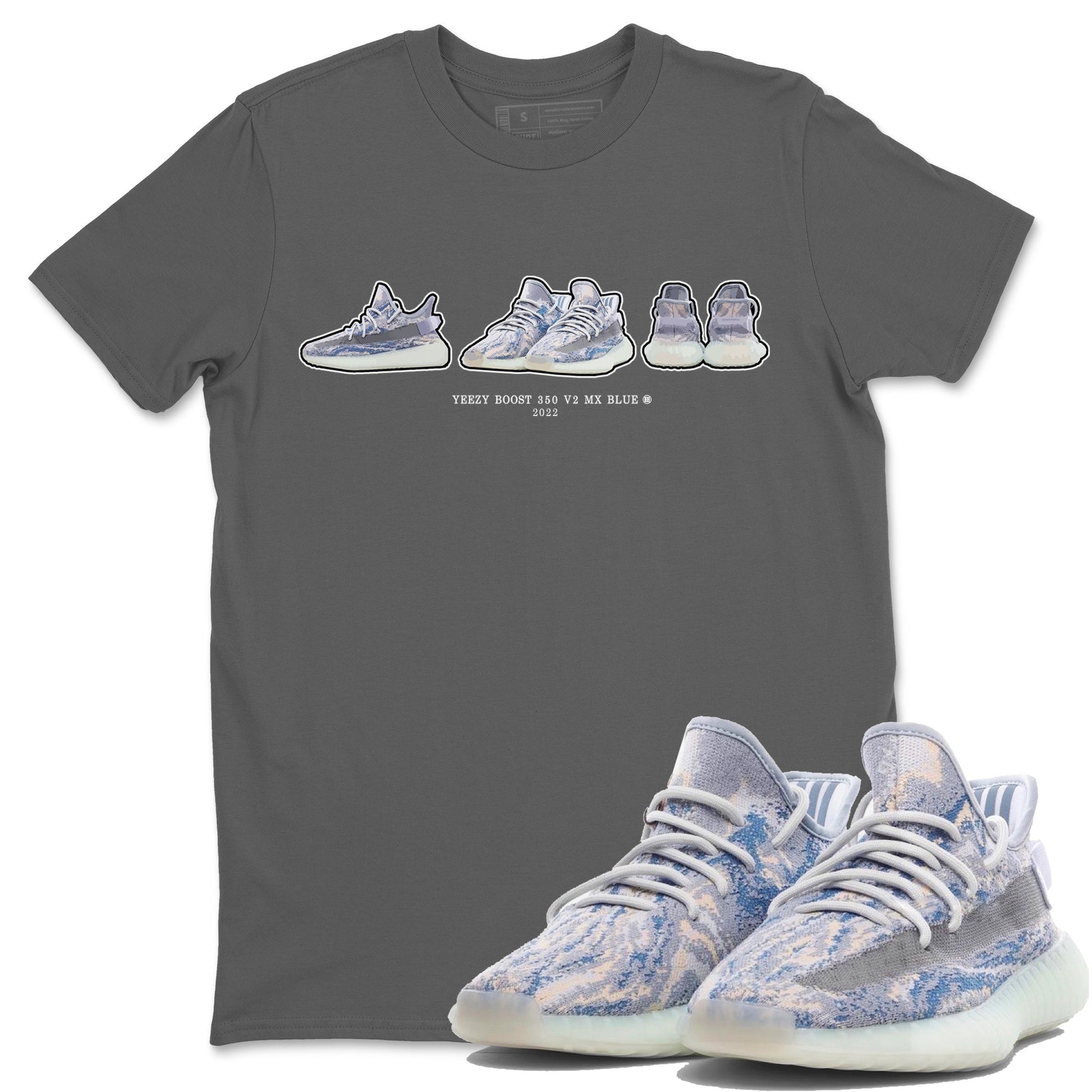 Yeezy 350 MX Blue Sneaker Match Tees Yeezy Prelude Sneaker Tees Yeezy 350 MX Blue Sneaker Release Tees Unisex Shirts