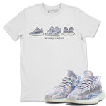 Yeezy 350 MX Blue Sneaker Match Tees Yeezy Prelude Sneaker Tees Yeezy 350 MX Blue Sneaker Release Tees Unisex Shirts