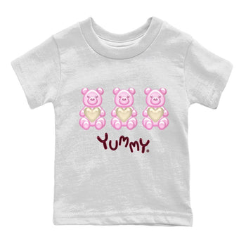 Dunk Valentines Day Sneaker Match Tees Yummy Bear Sneaker Tees Nike Dunk Valentine's Day Sneaker SNRT Sneaker Tees Kids Shirts