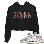 Yeezy 350 Zebra Sneaker Match Tees Zebra Letters Sneaker Tees Yeezy 350 Zebra Sneaker Release Tees Women's Shirts