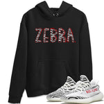 Yeezy 350 Zebra Sneaker Match Tees Zebra Letters Sneaker Tees Yeezy 350 Zebra Sneaker Release Tees Unisex Shirts