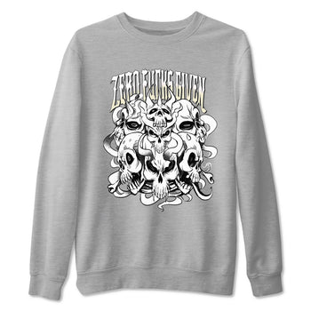 AJ11 Gratitude shirt to match jordans Zero Fucks Given sneaker tees 11s Gratitude SNRT Sneaker Release Tees unisex cotton Heather Grey 2 crew neck shirt