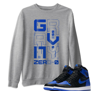 Jordan 1 Royal Black Sneaker Match Tees Zero Gravity Sneaker Tees Jordan 1 Royal Black Sneaker Release Tees Unisex Shirts
