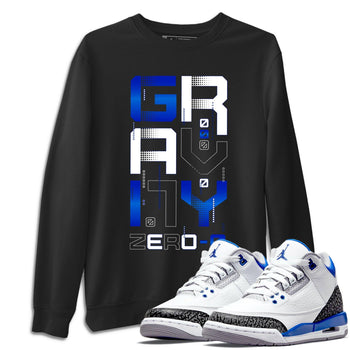 Jordan 3 Racer Blue Sneaker Match Tees Zero Gravity Sneaker Tees Jordan 3 Racer Blue Sneaker Release Tees Unisex Shirts