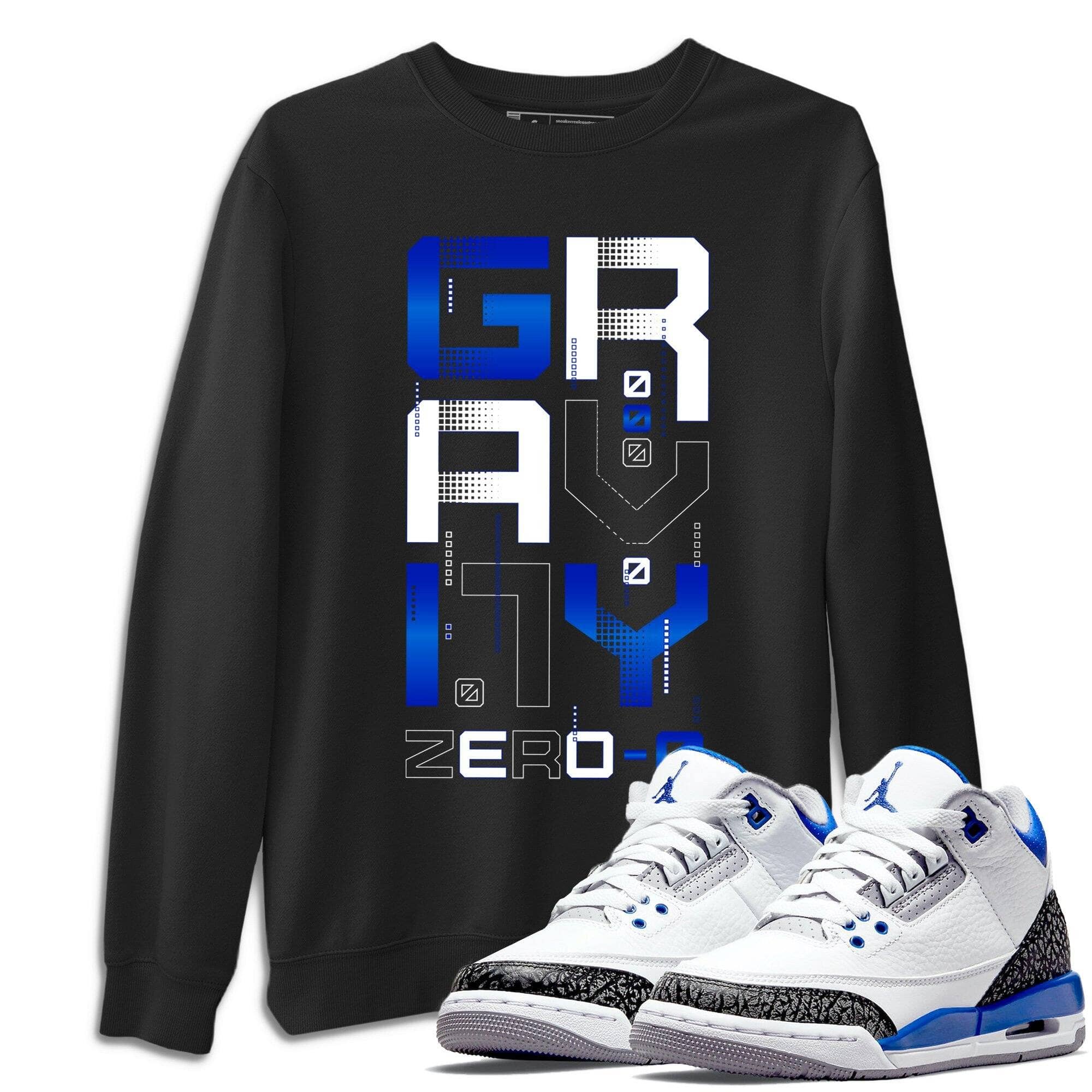 Jordan 3 Racer Blue Sneaker Match Tees Zero Gravity Sneaker Tees Jordan 3 Racer Blue Sneaker Release Tees Unisex Shirts