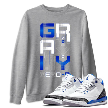 Jordan 3 Racer Blue Sneaker Match Tees Zero Gravity Sneaker Tees Jordan 3 Racer Blue Sneaker Release Tees Unisex Shirts