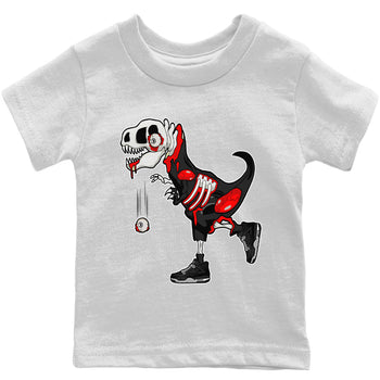 Jordan 4 Black Canvas unique Halloween sneaker tee Zombie Dino Sneaker Tees Jordan 4 Black Canvas Sneaker Release Tees Kids Shirts