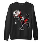 Jordan 4 Black Canvas unique Halloween sneaker tee Zombie Dino Sneaker Tees Jordan 4 Black Canvas Sneaker Release Tees Unisex Shirts