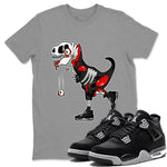 Jordan 4 Black Canvas unique Halloween sneaker tee Zombie Dino Sneaker Tees Jordan 4 Black Canvas Sneaker Release Tees Unisex Shirts