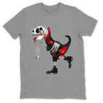 Jordan 4 Black Canvas unique Halloween sneaker tee Zombie Dino Sneaker Tees Jordan 4 Black Canvas Sneaker Release Tees Unisex Shirts