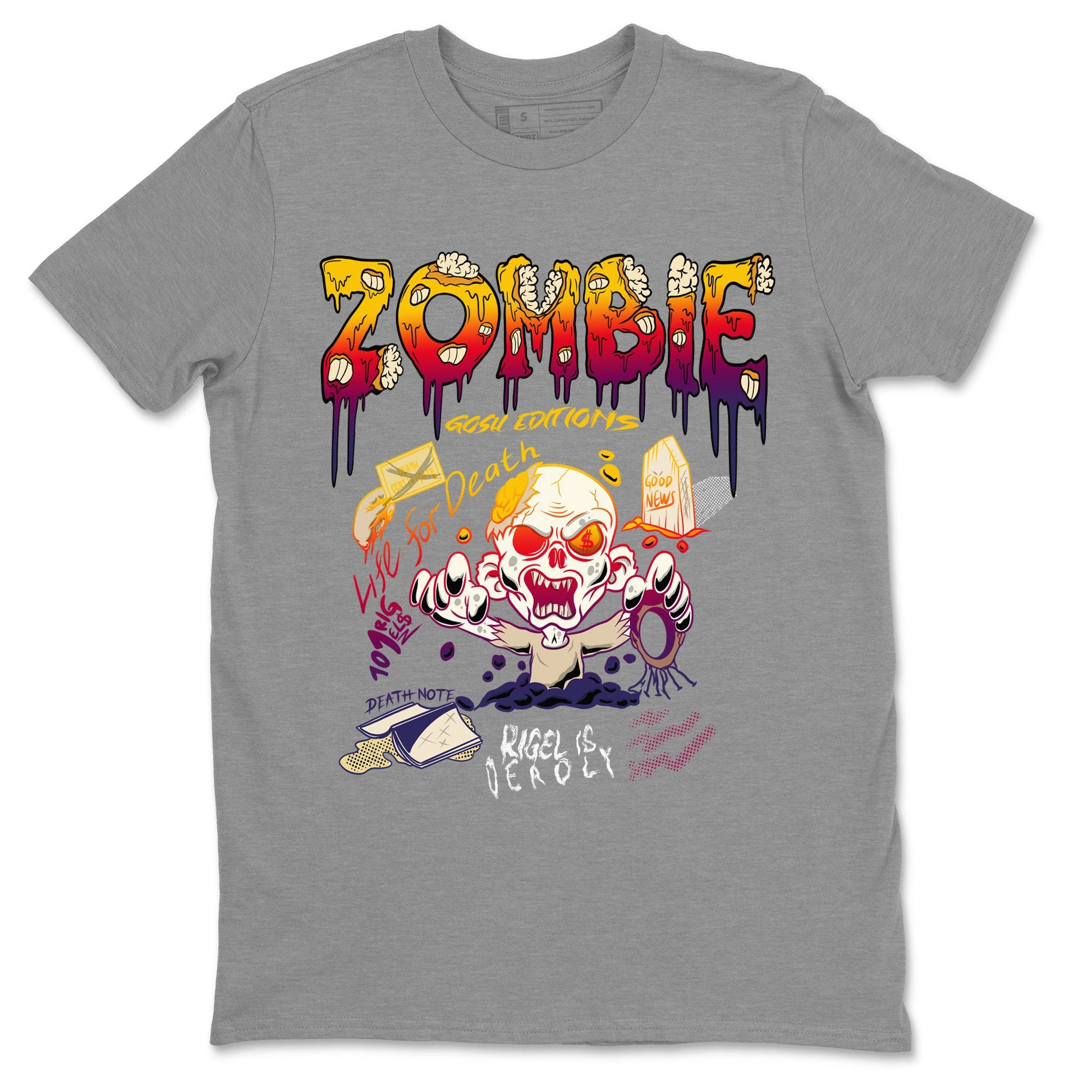 Air Jordan 3 X J Balvin shirt to match jordans Zombie Grave sneaker tees Air Jordan 3 X J Balvin SNRT Sneaker Release Tees LGBT Pride T-Shirt Unisex Heather Grey 2 T-Shirt