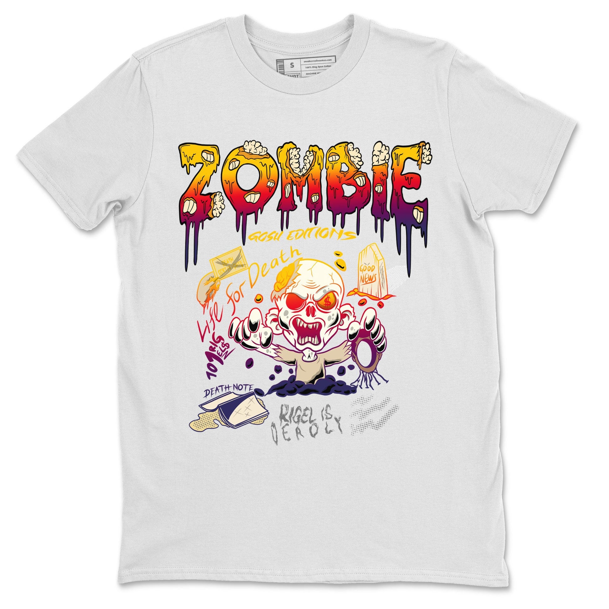 Air Jordan 3 X J Balvin shirt to match jordans Zombie Grave sneaker tees Air Jordan 3 X J Balvin SNRT Sneaker Release Tees LGBT Pride T-Shirt Unisex White 2 T-Shirt
